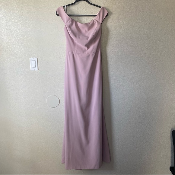 Dessy Collection Suede Rose 2987 Bridesmaid Dress - Picture 2 of 9